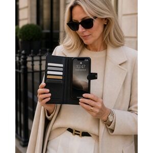 Bottega Veneta Intreccio Nappa Wallet iPhone 11‎ Pro Case Intrecciato Black